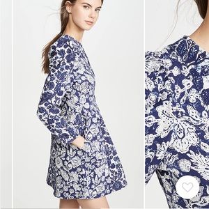 ulla johnson denim dress